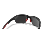 Image of Wiley X Jakl Sunglasses - American Sniper Signature Series - Captivate Black Mirror Lens / Matte Black/Red Frame