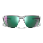 Image of Wiley X Jakl Polarized Sunglasses - Grey/Clear/Light Rust Lens / Matte Black Frame