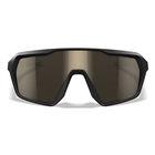 Image of Wiley X Citadel Sunglasses - Captivate Tungsten Mirror Grey Lens / Mate Black-Tan Frame