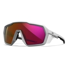 Image of Wiley X Citadel Sunglasses - Captivate Red Mirror Grey Lens / Polished White Frame