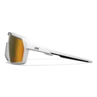 Image of Wiley X Citadel Sunglasses - Captivate Red Mirror Grey Lens / Polished White Frame