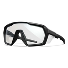 Image of Wiley X Citadel Sunglasses - Grey/Clear/Light Rust Lens / Matte Black Frame