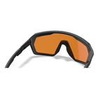 Image of Wiley X Citadel Sunglasses - Grey/Clear/Light Rust Lens / Matte Black Frame