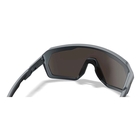 Image of Wiley X Citadel Sunglasses - Captivate Gold Mirror-Amber Lens / Matte Graphite Grey Frame