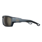 Image of Wiley X Alpine Sunglasses - Captivate Tungsten Mirror-Grey Lens / Matte Graphite Grey Frame