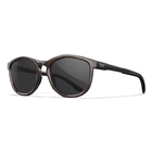 Image of Wiley X Bravo Polarized Sunglasses - Captivate Polarized Grey Lens / Gloss Tortoise-Gloss Black Frame