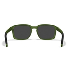 Image of Wiley X Alfa Sunglasses - Smoke Grey Lenses / Crystal Green Frame