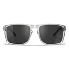 Image of Wiley X Apex Captivate Sunglasses - Grey Lenses / Gloss Crystal Clear Frame