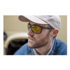 Image of Wiley X Kingpin Captivate Polarized Sunglasses - Polarized Bronze Mirror Amber Lenses / Matte Black Frame