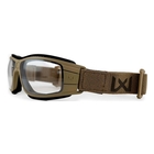 Image of Wiley X Lynx Goggles - Grey/Clear Lens / Matte Tan Frame