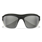 Image of Wiley X OZone Sunglasses - Silver Flash Lenses/Matte Charcoal Fade-to-Grey Frame