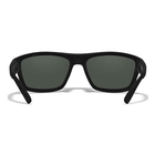 Image of Wiley X Peak Captivate Polarized Sunglasses - Polarized Blue Mirror Lenses / Matte Black Frame