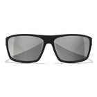 Image of Wiley X Peak Sunglasses - Grey Silver Flash Lenses / Matte Black Frame