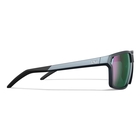 Image of Wiley X Sierra Polarized Sunglasses - Captivate Polarized Green Mirror Lens / Matte Graphite Frame