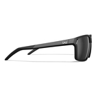 Image of Wiley X Sierra Polarized Sunglasses - Captivate Polarized Black Mirror Lens / Matte Black Frame