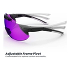 Image of X-Sight Sport 2RX Clay Shooting Glasses Set - Electric Purple/XTRM Yellow