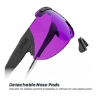 Image of X-Sight Sport 2RX Shooting Glasses Set - Rose Diamond/Deep Purple