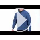 Image of Craghoppers Mens Corey Half Zip Microfleece - Blue Rock