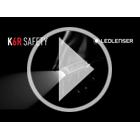Image of Ledlenser K6R Safety Keyring Flashlight - Grey/Black