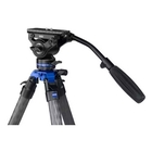 Image of Zeiss Pro-Series Tripod Kit - Lightweight - - c/w Zeiss Fluid Head, Tripod Bag, Leg Wraps, Spiked feet, Extended Adapter Plate, Short Centre Column Tool Kit
